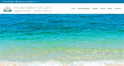 Desktop Screenshot of myuniversityoflight.com