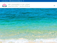 Tablet Screenshot of myuniversityoflight.com